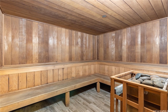 98-288 Kaonohi St Unit 1107, Aiea, HI 96701 - sauna featuring wood ceiling and wooden walls