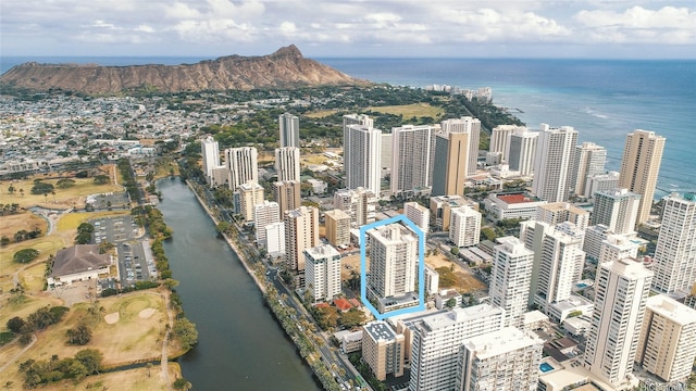 2452 Tusitala St Unit 705, Honolulu, HI 96815 - drone / aerial view of a nearby body of water