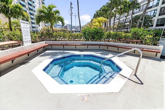 876 Curtis St Unit 1602, Honolulu, HI 96813 - view of swimming pool with a community hot tub