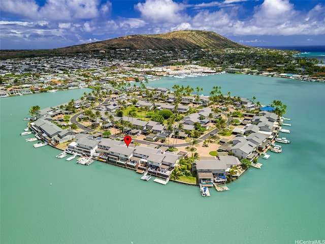 609 Koko Isle Cir Unit 1205, Honolulu, HI 96825 - aerial view of residential area with a water and mountain view