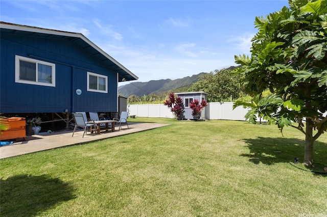 53-440 Kamehameha Hwy Unit 8, Hauula, HI 96717 - view of yard featuring a mountain view and a patio