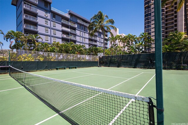 5080 Likini St Unit 518, Honolulu, HI 96818 - view of tennis court featuring community basketball court