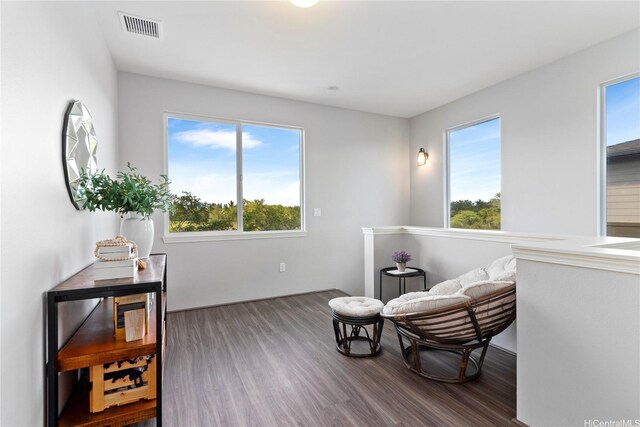 91-1123 Hokua St, Ewa Beach, HI 96706 - sitting room featuring healthy amount of natural light and wood finished floors