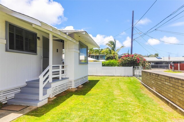 725 Kalolina Pl, Kailua, HI 96734 - view of yard