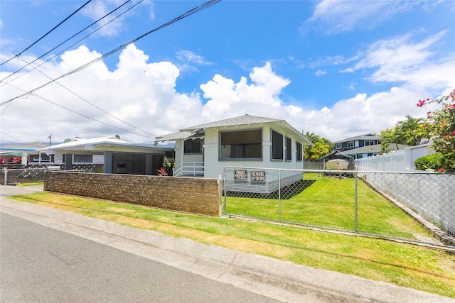 725 Kalolina Pl, Kailua, HI 96734 - view of front of house with stucco siding