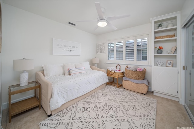 91-1124 Kai Oio St, Ewa Beach, HI 96706 - carpeted bedroom with ceiling fan