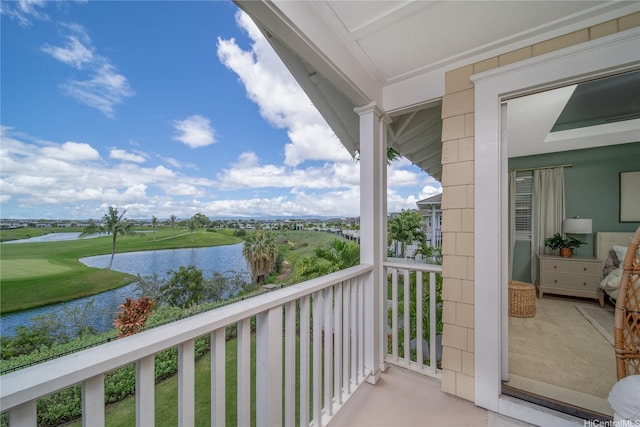 91-1124 Kai Oio St, Ewa Beach, HI 96706 - balcony with a water view and view of golf course