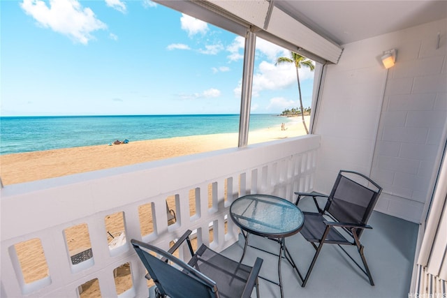 84-965 Farrington Hwy Unit B216, Waianae, HI 96792 - balcony with view of water and beach