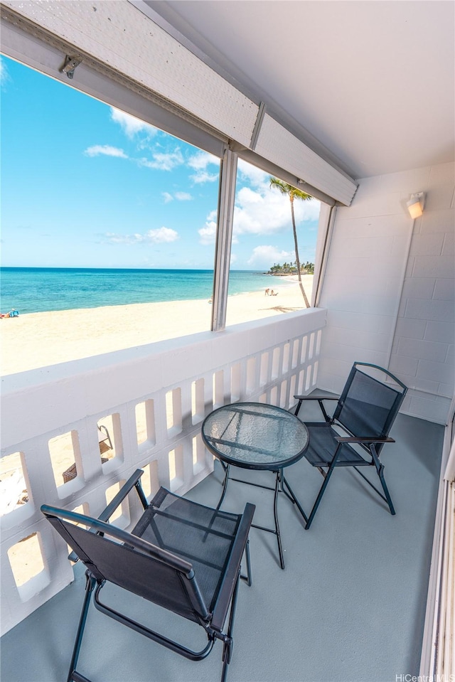 84-965 Farrington Hwy Unit B216, Waianae, HI 96792 - balcony with view of water and beach