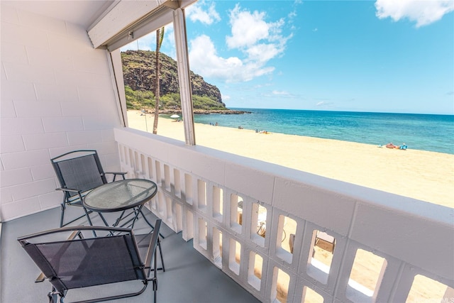 84-965 Farrington Hwy Unit B216, Waianae, HI 96792 - balcony with view of water and beach