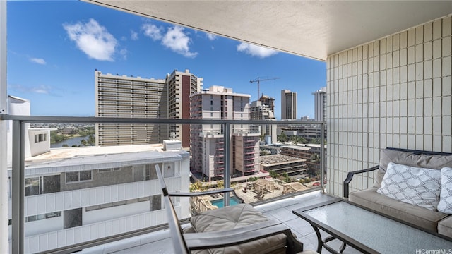 445 Seaside St Unit 1205, Honolulu, HI 96815 - balcony with a city view