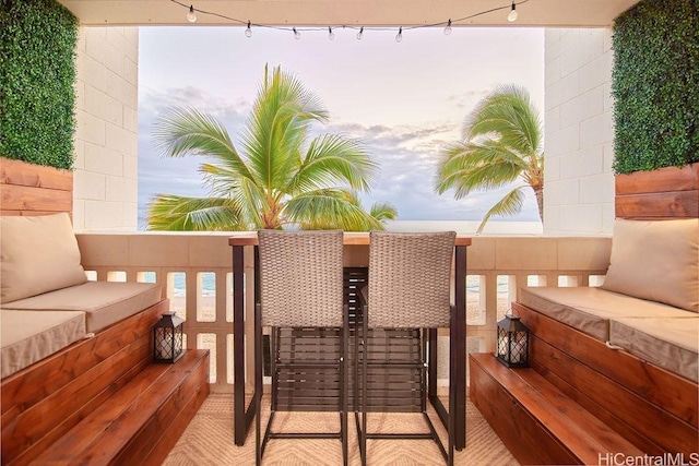 84-965 Farrington Hwy Unit A502, Waianae, HI 96792 - balcony featuring an outdoor living space