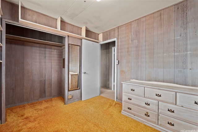 45-155 Pahikoli Pl, Kaneohe, HI 96744 - unfurnished bedroom featuring a closet, carpet, and wood walls