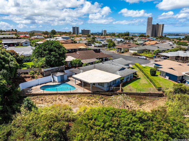 98-042 Puaalii Way, Aiea, HI 96701 - aerial perspective of suburban area featuring a pool