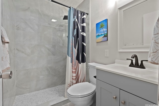 1210 Hooli Cir, Pearl City, HI 96782 - bathroom featuring vanity, toilet, and tiled shower