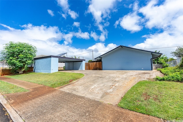 1210 Hooli Cir, Pearl City, HI 96782 - view of front of house with concrete driveway and a carport
