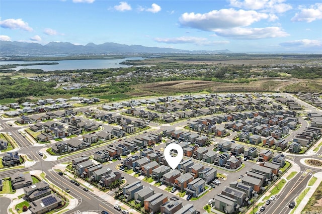 91-1640 Honouliuli St Unit 109, Ewa Beach, HI 96706 - aerial perspective of suburban area featuring a water and mountain view