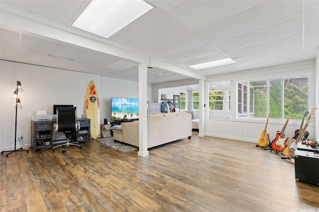 45-173 Kokokahi Pl, Kaneohe, HI 96744 - living area with wood finished floors
