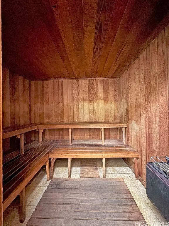 98-703 Iho Pl Unit 1901, Aiea, HI 96701 - sauna / steam room featuring wood walls and wood ceiling