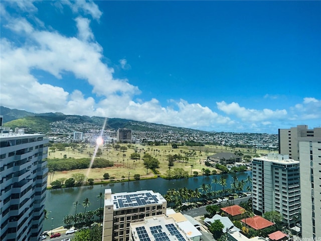 2421 Tusitala St Unit 2201, Honolulu, HI 96815 - view of urban area featuring a water and mountain view