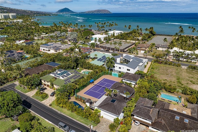 4745 Aukai Ave, Honolulu, HI 96816 - aerial perspective of suburban area featuring a nearby body of water