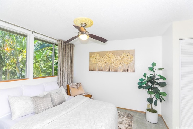 95-662 Hanile St Unit B201, Mililani, HI 96789 - carpeted bedroom featuring baseboards and a ceiling fan