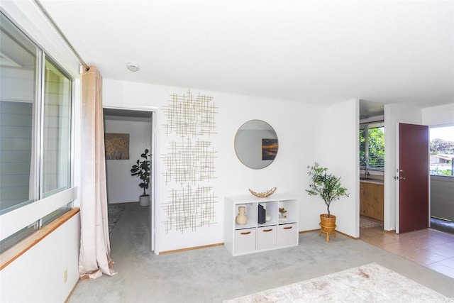 95-662 Hanile St Unit B201, Mililani, HI 96789 - empty room featuring light carpet, a smoke detector, and baseboards