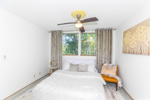 95-662 Hanile St Unit B201, Mililani, HI 96789 - bedroom featuring baseboards and a ceiling fan