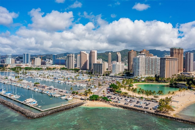 1765 Ala Moana Blvd Unit 990, Honolulu, HI 96815 - view of city skyline with a large body of water and a marina