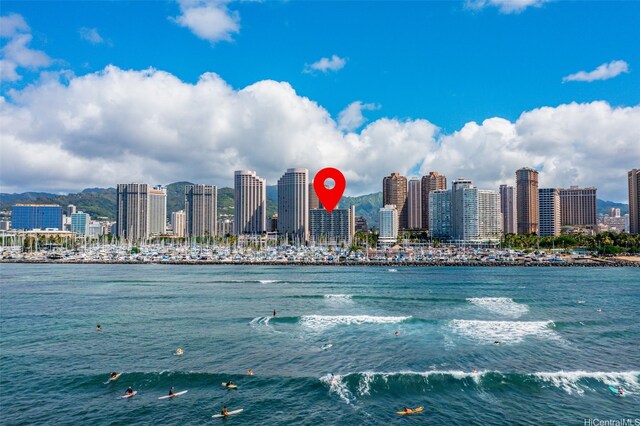 1765 Ala Moana Blvd Unit 990, Honolulu, HI 96815 - view of city skyline with a large body of water