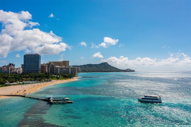 1765 Ala Moana Blvd Unit 990, Honolulu, HI 96815 - water view with local beach
