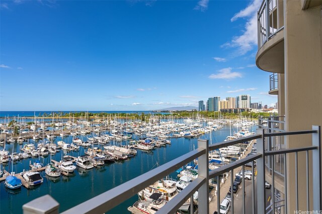 1765 Ala Moana Blvd Unit 990, Honolulu, HI 96815 - water view with a marina