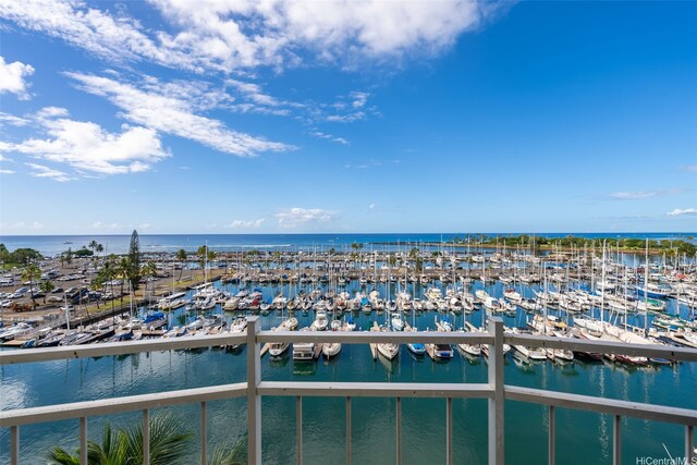 1765 Ala Moana Blvd Unit 990, Honolulu, HI 96815 - water view with a marina
