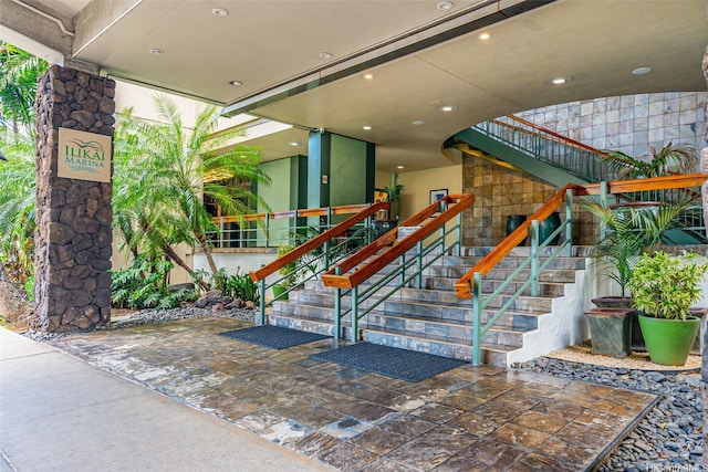 1765 Ala Moana Blvd Unit 990, Honolulu, HI 96815 - property entrance with stone siding
