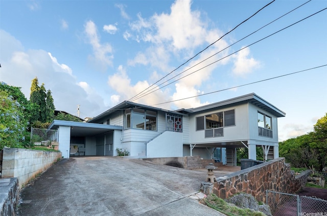 3726 Manini Way, Honolulu, HI 96816 - view of front of home with driveway
