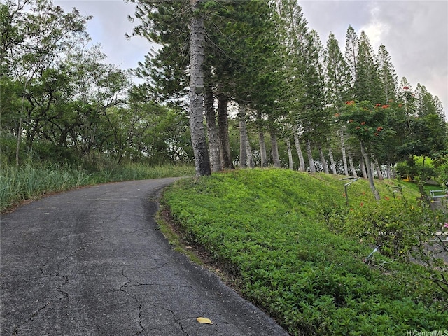 view of road