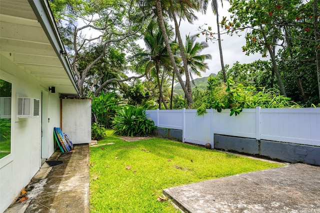 54-100 Kamehameha Hwy, Hauula, HI 96717 - view of yard with an AC wall unit