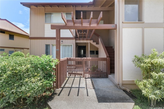 98-597 Kilinoe St Unit 10A1, Aiea, HI 96701 - back of house with stairs
