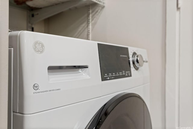 999 Wilder Ave Unit 1603, Honolulu, HI 96822 - laundry area featuring washer and dryer