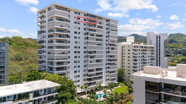 999 Wilder Ave Unit 1603, Honolulu, HI 96822 - view of apartment building / complex featuring a view of city