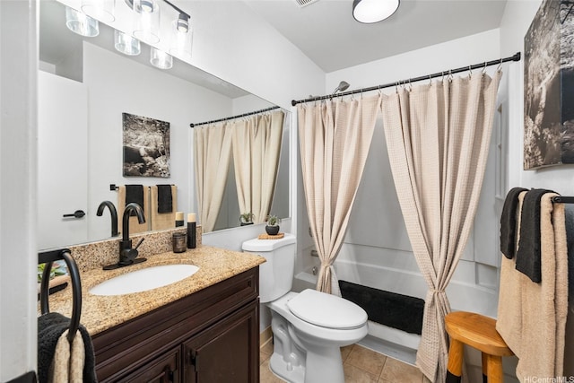 306 Mananai Pl Unit 4D, Honolulu, HI 96818 - full bath with shower / tub combo, vanity, toilet, and tile patterned floors