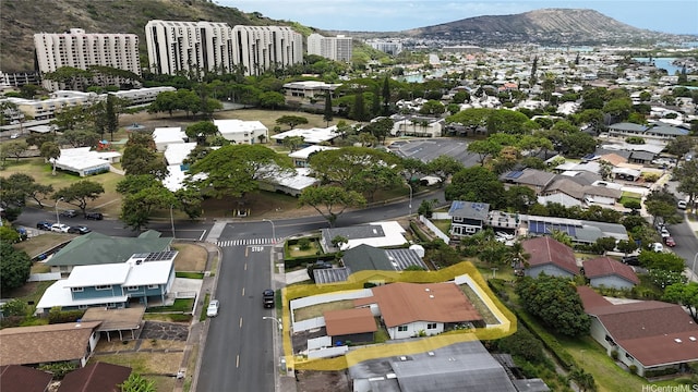 612 Ainapo St, Honolulu, HI 96825 - aerial overview of property's location with a mountain backdrop