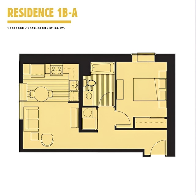 988 Halekauwila St Unit 1801, Honolulu, HI 96814 - view of room layout