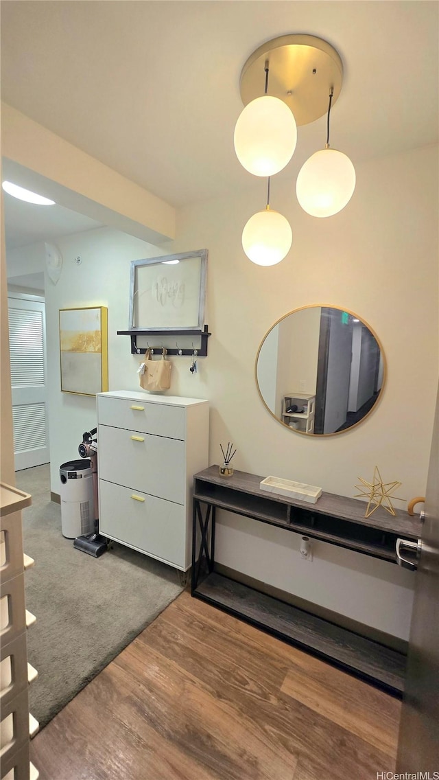 988 Halekauwila St Unit 1801, Honolulu, HI 96814 - hall featuring wood finished floors