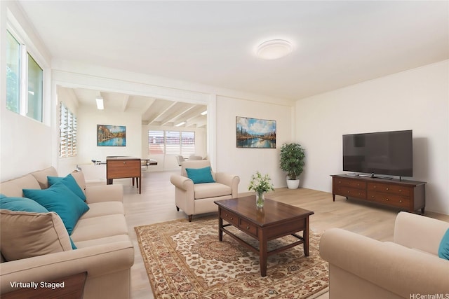 1645 Palamoi St, Pearl City, HI 96782 - living room with light wood-type flooring