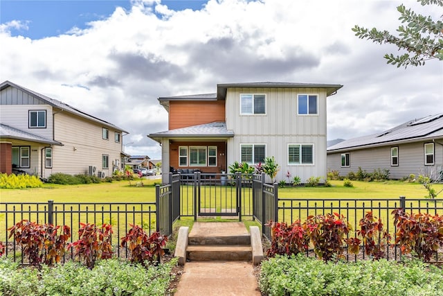 91-1669 Mee St, Ewa Beach, HI 96706 - traditional-style home with board and batten siding