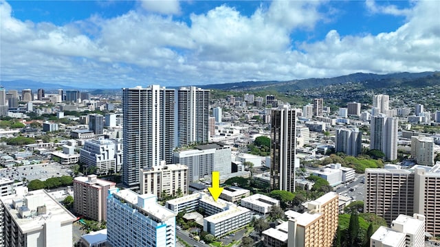 1550 Rycroft St Unit 323, Honolulu, HI 96814 - city view featuring a mountain backdrop