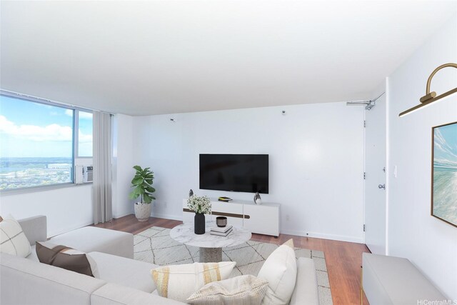 1060 Kamehameha Hwy Unit 2303A, Pearl City, HI 96782 - living room with wood finished floors