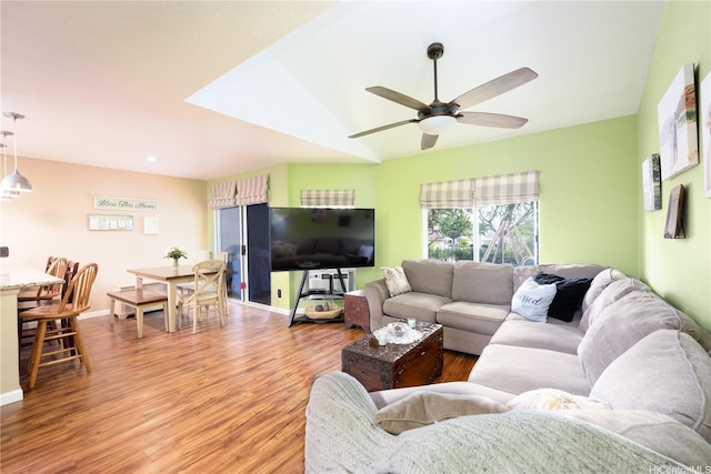 94-816 Lumiauau St Unit Kk102, Waipahu, HI 96797 - living area with light wood-style flooring, baseboards, and a ceiling fan