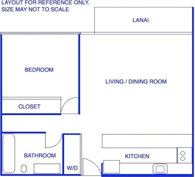 2140 Kuhio Ave Unit 1808, Honolulu, HI 96815 - floor plan / room layout